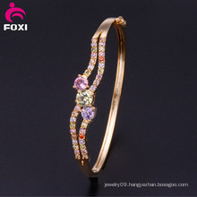 Latest Design Vogue Jewellery Bangle Sexy Jewelry CZ Crystal Bangle